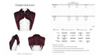 Punk Rave Lilith Gradient Devil Fur Shawl in Crimson