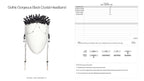 Punk Rave Effie Gorgeous Black Crystal Headband