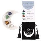 Success Crystal Set with Moon Trinket Dish