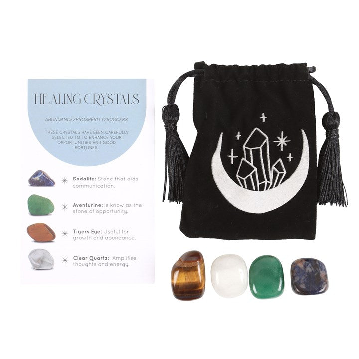 Success Crystal Set with Moon Trinket Dish