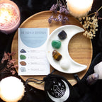Success Crystal Set with Moon Trinket Dish