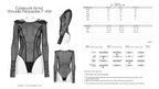 Punk Rave Cyberpunk Armor Mesh Bodysuit