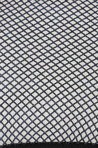 Banned Apparel Venus Metallic Fishnet Bolero Top in Blue Black