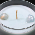 Throat Chakra - Crystal Infused Scented Candle