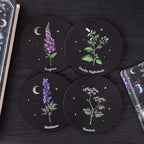 Gothic Gifts Poisonous Plants Coaster Set