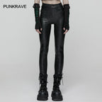 Punk Rave Ravenna Leggings - Black Prism Finish
