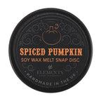 Gothic Gifts Pumpkin Spiced Soy Wax Snap Disc