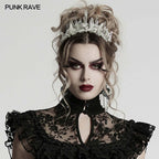 Punk Rave Gorgeous White Crystal Headband