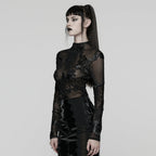 Punk Rave Goth Lace Undershirt