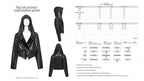 Punk Rave Nyx Hooded Faux Leather Jacket