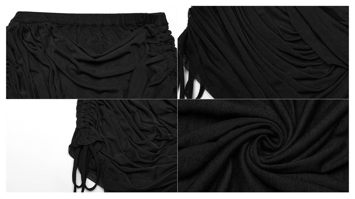 Punk Rave Zephyrine Draped Adjustable Skirt