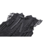 Dark in Love Diya Sleeveless Tiered Goth Dress