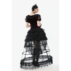 Dark in Love Isolde Velvet & Lace Puff Sleeve Bolero