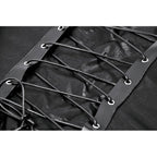 Dark in Love Vespera One-Shoulder Spiked Faux Leather Corset Top