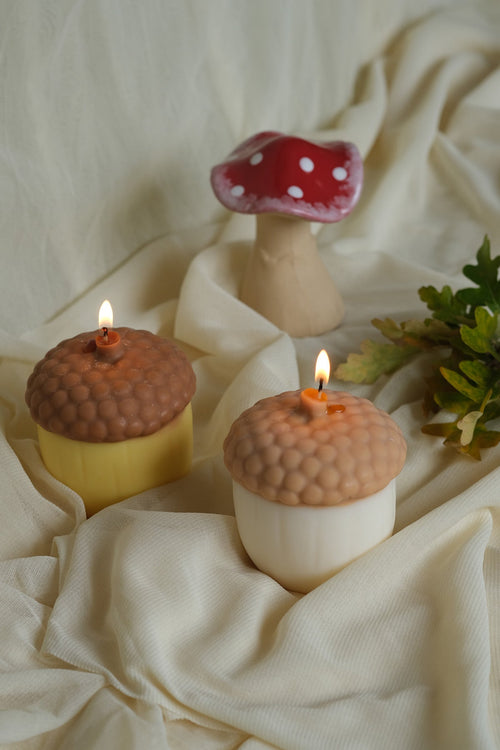 Acorn Shaped Soy Wax Candle