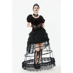 Dark in Love Isolde Velvet & Lace Puff Sleeve Bolero