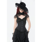Dark in Love Talia Gothic Longline Metal Boned Corset