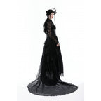 Dark in Love Belladonna Lace Bell Sleeve Goth Shrug