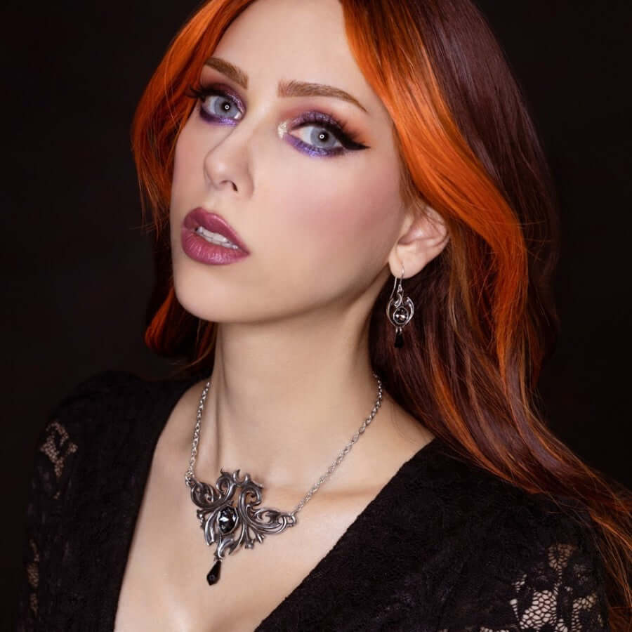 Alchemy Gothic Midnight Memorial Earrings