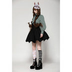 Dark in Love Keziah High Waisted Skirt - Size UK 8 Left Only!