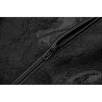 Dark in Love Seraphina Ruched Lace Goth Blouse in Black