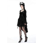 Dark in Love Seraphina Velvet Lace Goth Dress