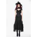Dark in Love Talia Gothic Longline Metal Boned Corset