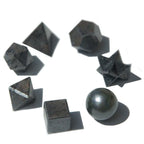 Geometric Seven Piece Black Agate Set DV