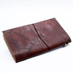 Handmade Leather Journal - My Bucket List Book