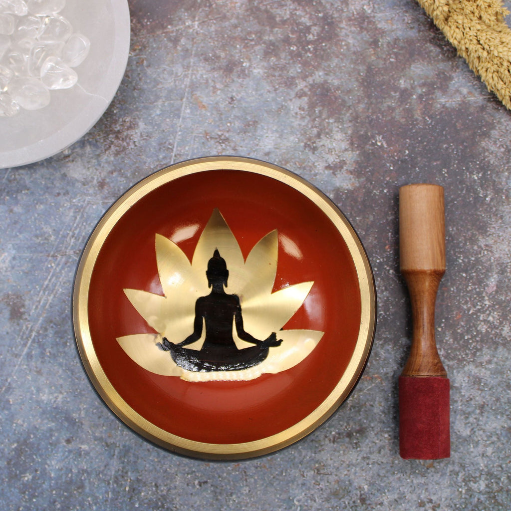 Large Buddha Singing Bowl Set