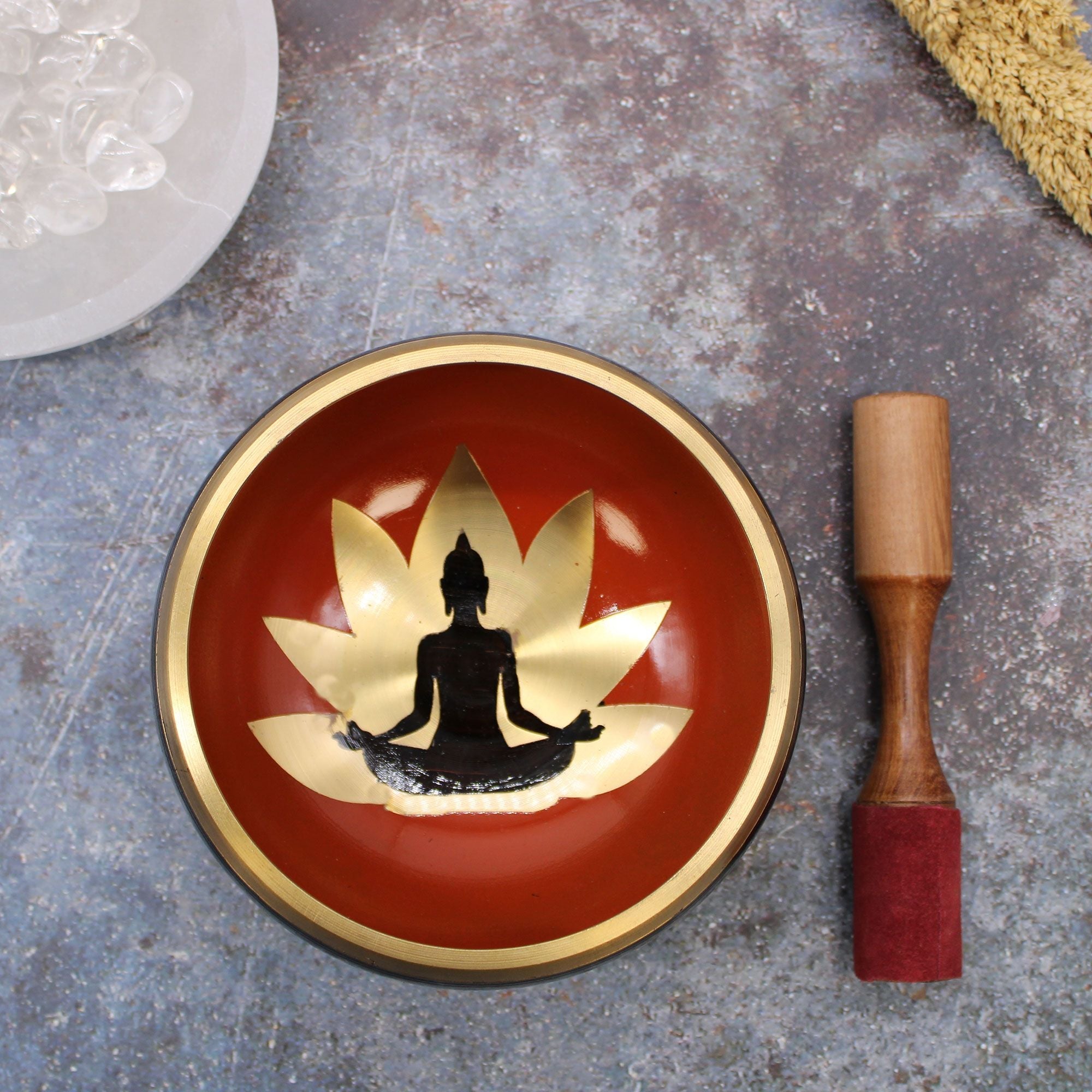 Large Buddha Singing Bowl Set