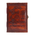 Large Book of Shadows - Dark Tan deckle edged
