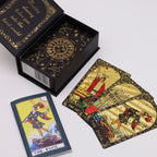 Gold Foil Tarot Cards  Let the Magic Begin Gift Set with Guidebook