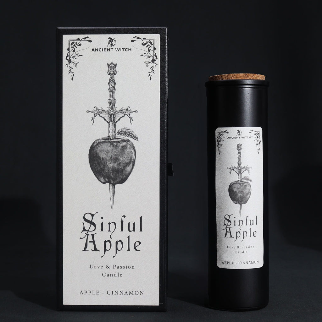 Ancient Witch Ritual Candles - Sinful Apple - Love and Attraction