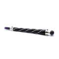Twisted Wand - Silver Amethyst Sphere