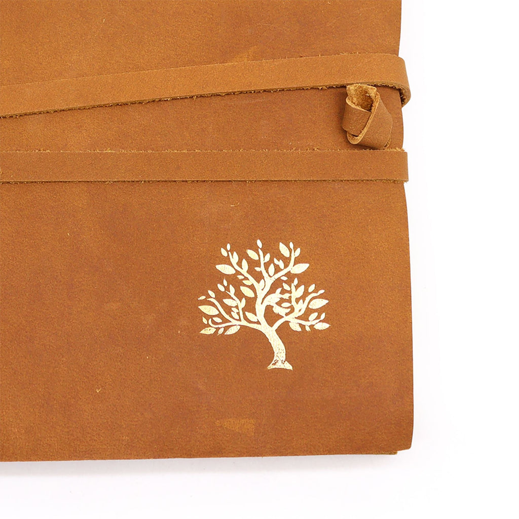 Leather Sketchbook Golden Tree