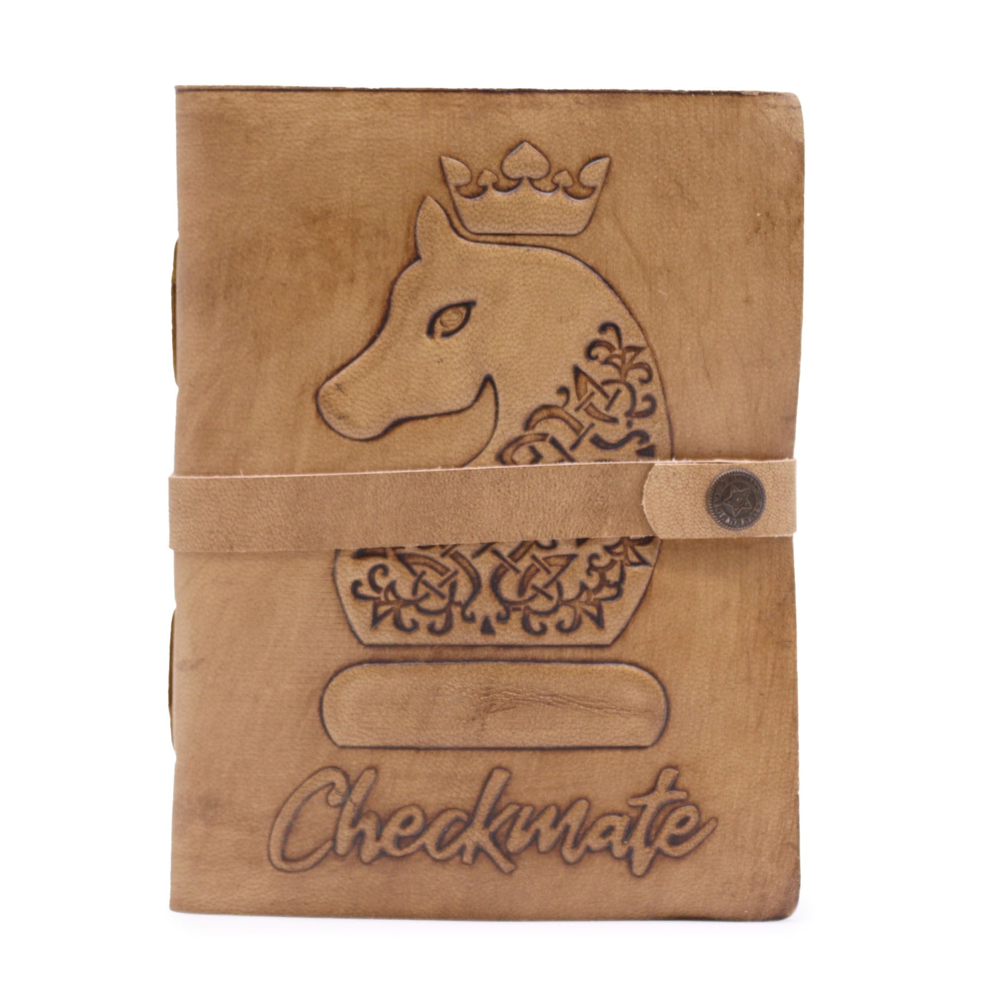 Checkmate Book - Light Tan