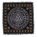 Esoteric Fringed Altar Cloth -  Life Death Rebirth
