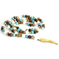 Angel Wing Multi Beads Gemstone Necklace