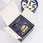 Capricorn Zodiac Crystal Candle with Gemstone Bracelet