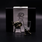 Gift Set of 6 Shot Glasses (50ml) - Mystical Creatures - Antique Bronze