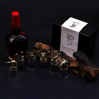 Gift Set of 6 Shot Glasses (50ml) - Mystical Creatures - Antique Bronze