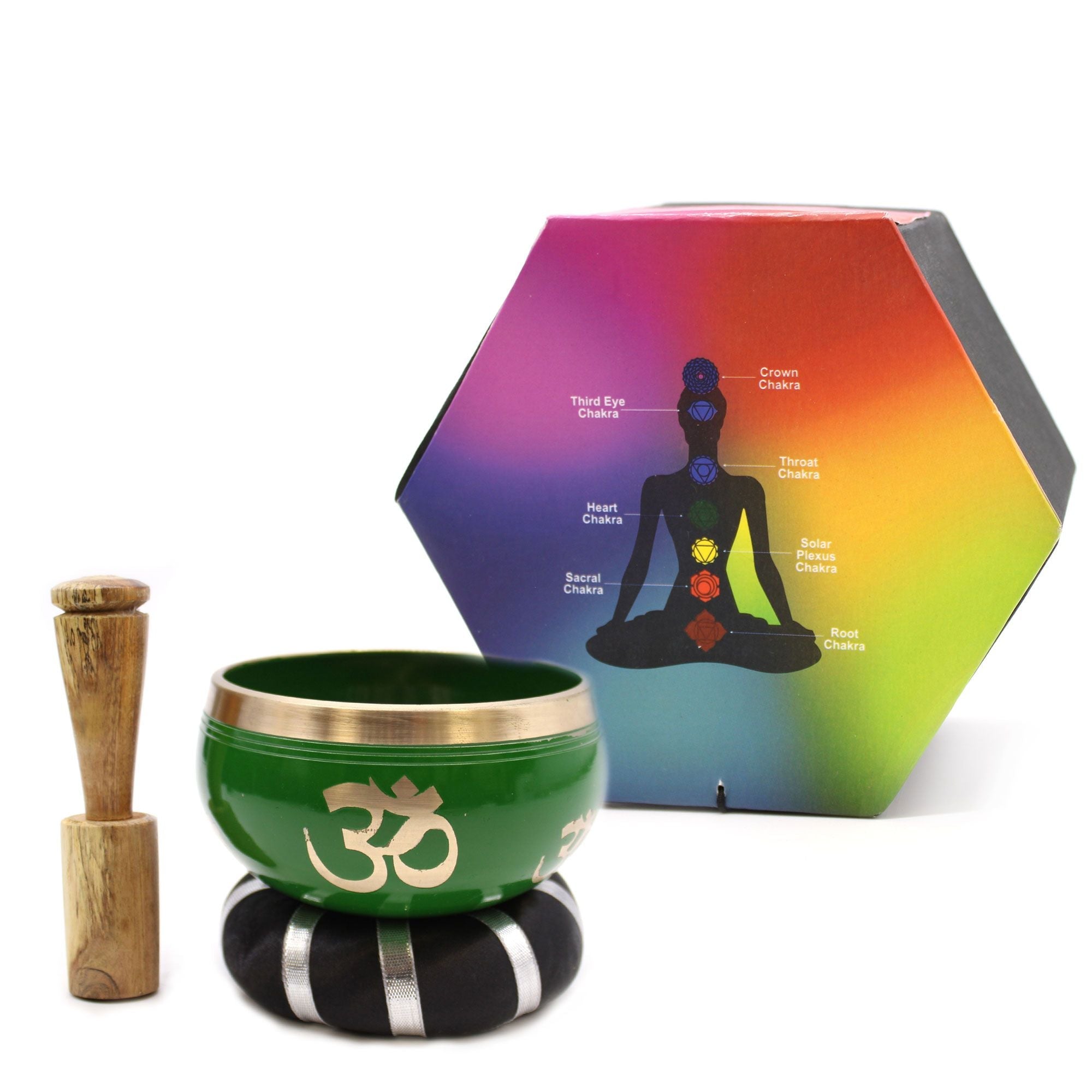 Tree of Life Singing Bowl Set- Green