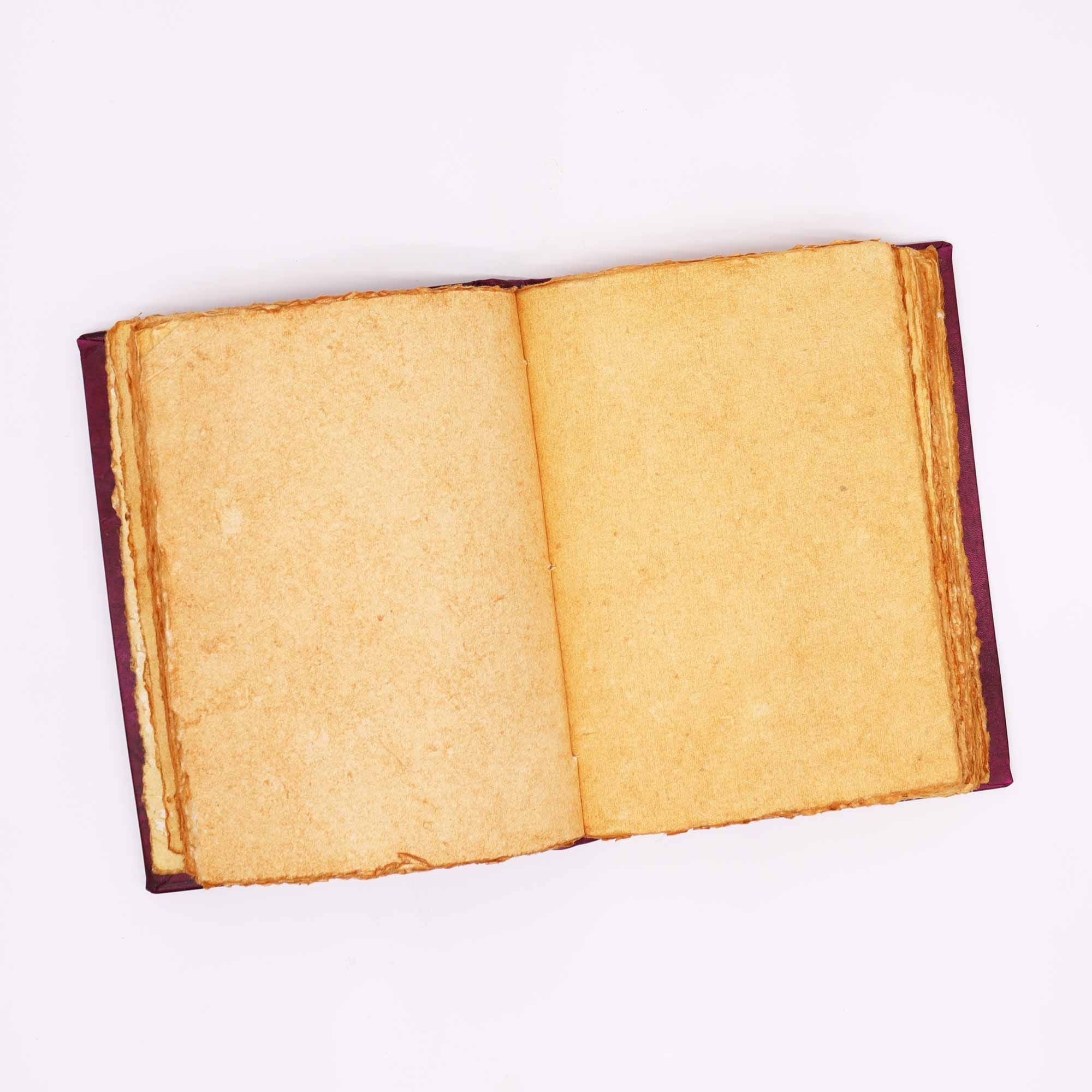 Heafty Red Tan Book - Zinc Hamsa Decor