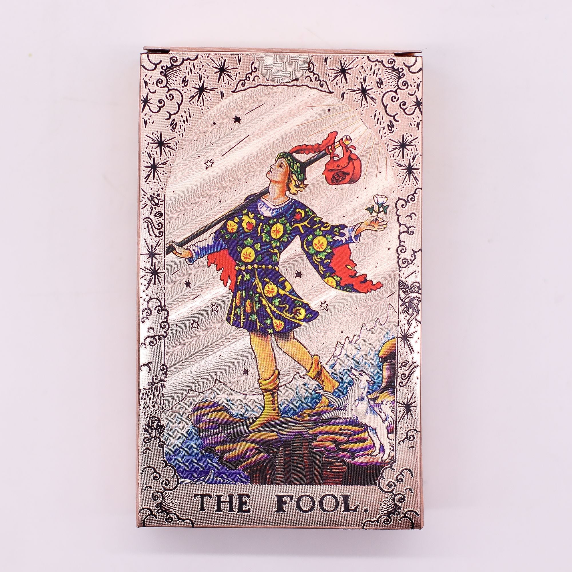 Moon Phase Tarot Cards in Rose Gold with Guidebook | Lunar Cycle Fortune Telling Cards 78 Arcana UK