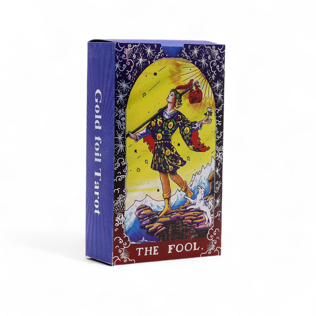 Mandala Tarot Cards Set in Blue Foil with booklet