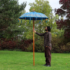 Bali Patio Parasol Garden Umbrella - Turquoise 1.5m