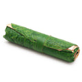Rolled Leather Travel Notebook Green