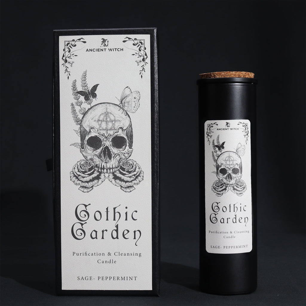Ancient Witch Ritual Candles - Gothic Garden - Cleansing and Purification