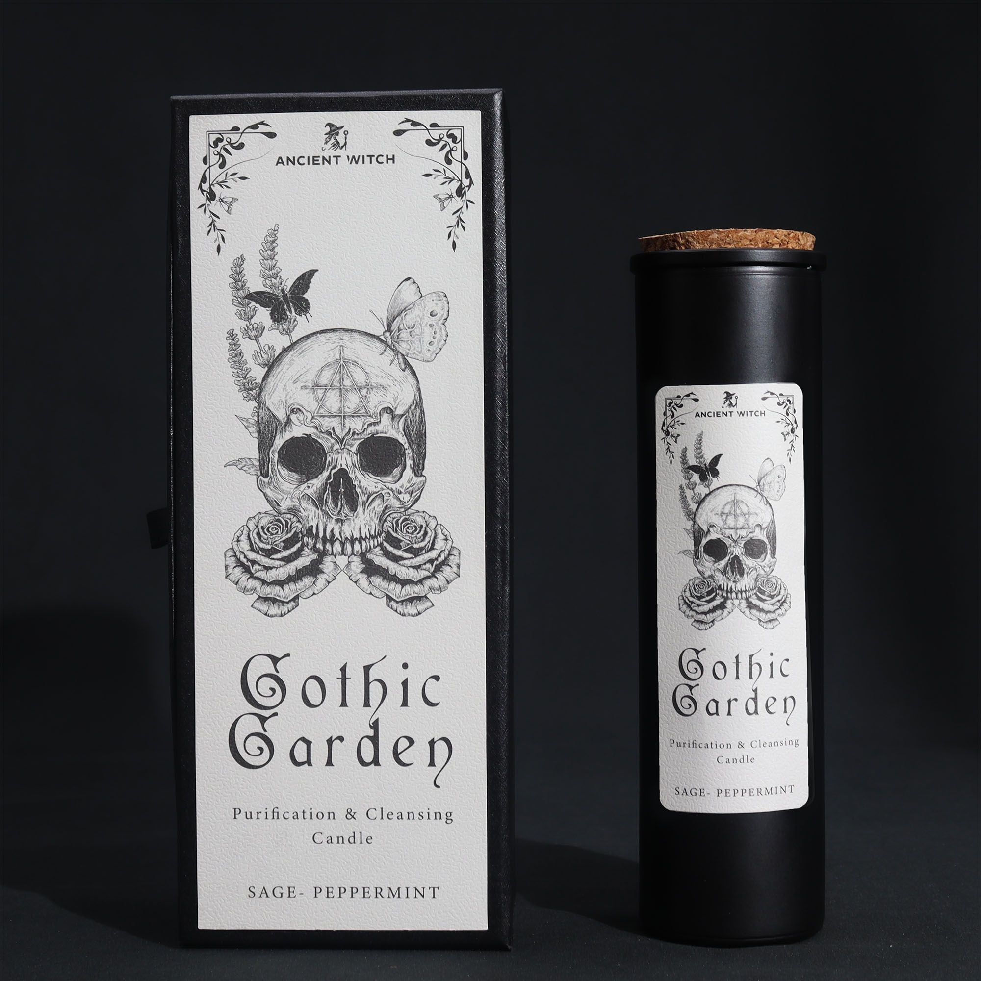 Ancient Witch Ritual Candles - Gothic Garden - Cleansing and Purification